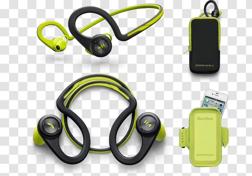 Microphone Plantronics BackBeat FIT Headphones Apple Earbuds Wireless - Technology - Safety Headphone Transparent PNG