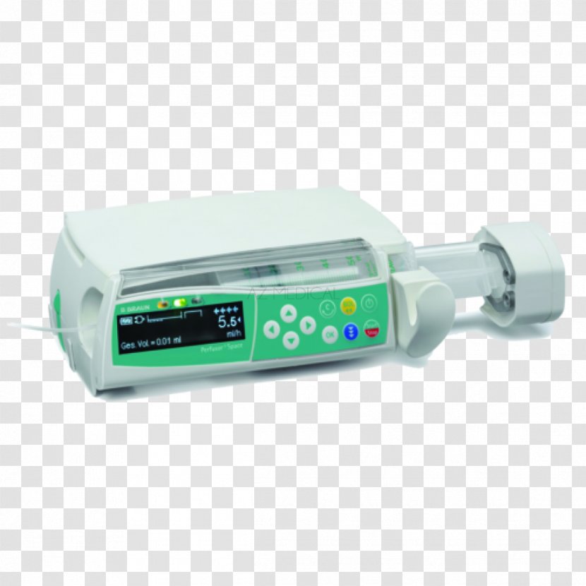 Syringe Driver Infusion Pump B. Braun Melsungen Intravenous Therapy - Cannula Transparent PNG