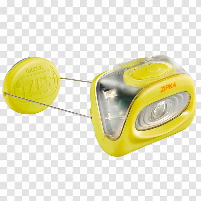 Petzl Zipka Headlamp Tikka E93 XP - Yellow - Lamp Transparent PNG