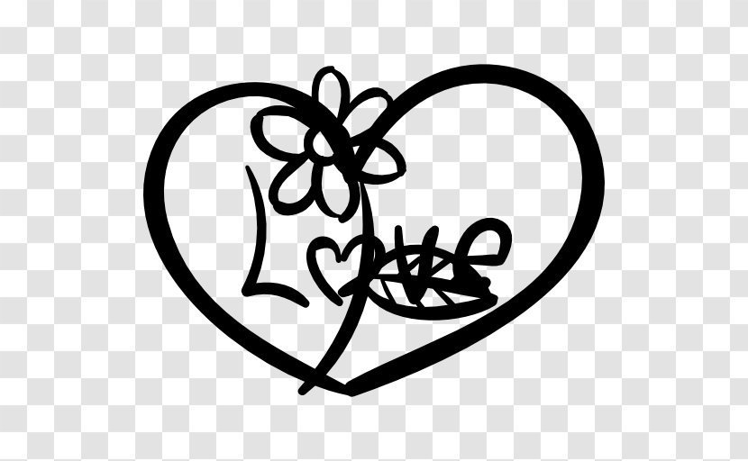 Heart Love Sign - Hand Lettering Transparent PNG