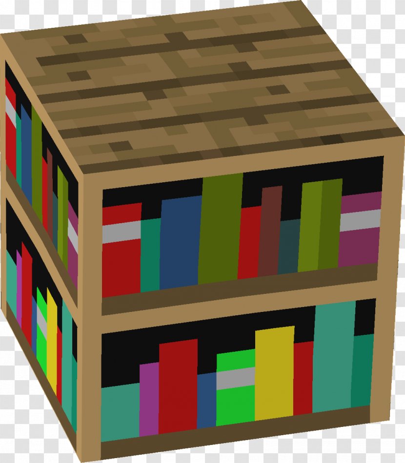 Minecraft: Pocket Edition Bookcase Furniture Bedroom - Minecraft Transparent PNG