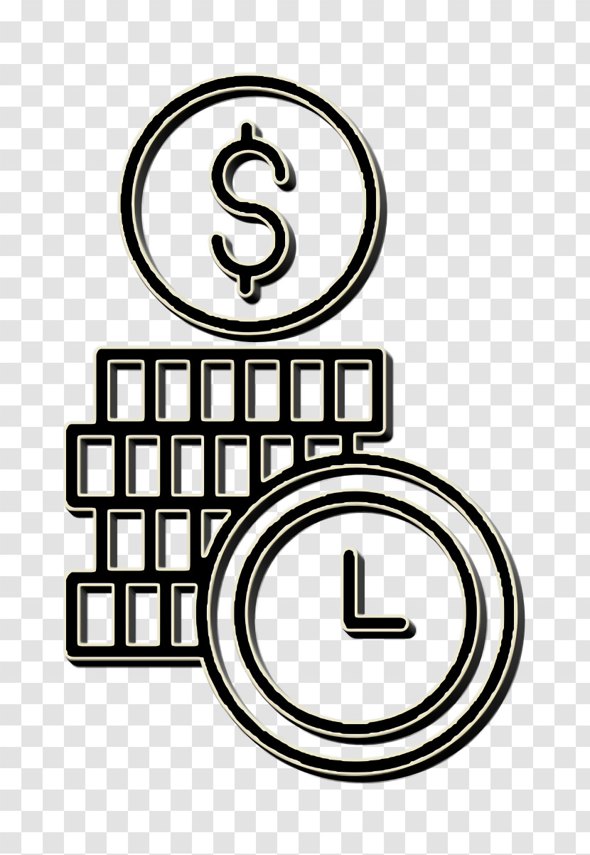 Investment Icon Time Is Money Icon Coin Icon Transparent PNG