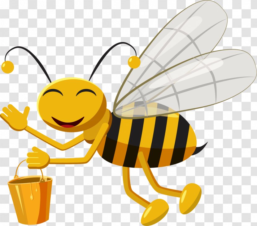 Bee Drawing - Fly Transparent PNG