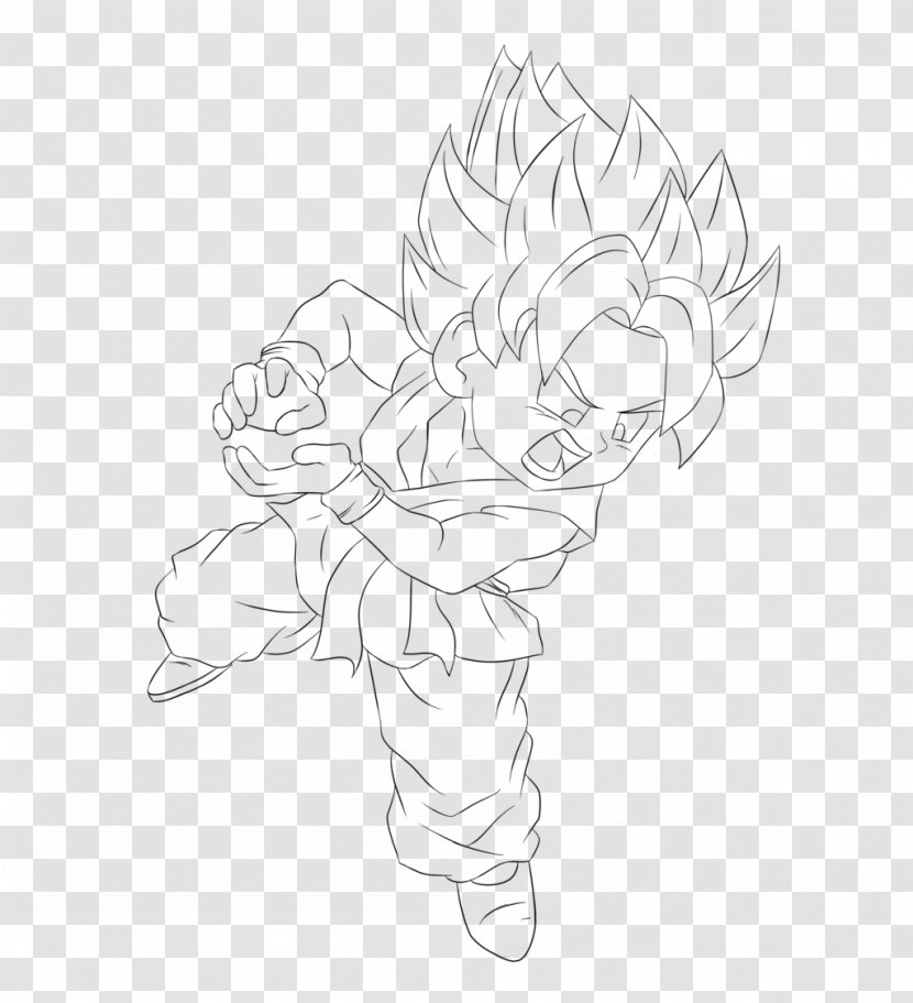 Visual Arts Line Art Drawing Sketch - White - Kamehameha Transparent PNG