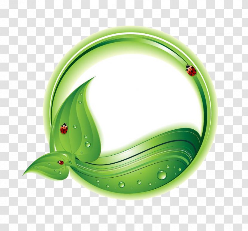 Ecology Logo - Pyrolysis Oil - Green Circle Transparent PNG
