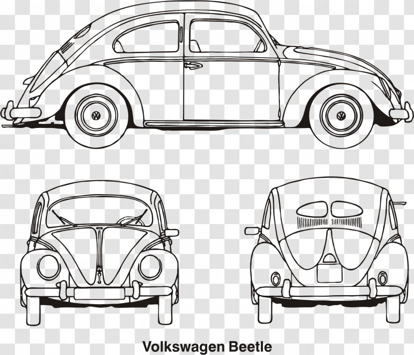 Volkswagen Beetle Karmann Ghia Car Golf - Automotive Design Transparent PNG