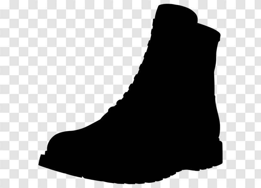 Shoe Boot Walking Font Silhouette - Black - Footwear Transparent PNG