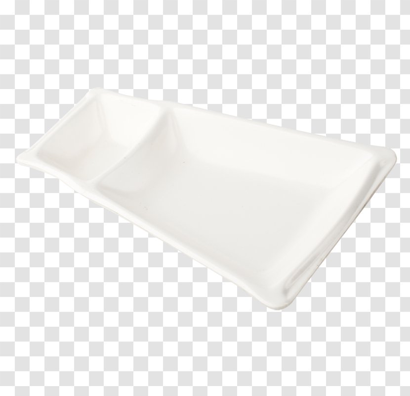 Product Design Tableware Rectangle - Plain White Plate Transparent PNG