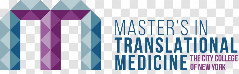 Logo Master's Degree Translational Medicine Product Design - Electric Blue Transparent PNG