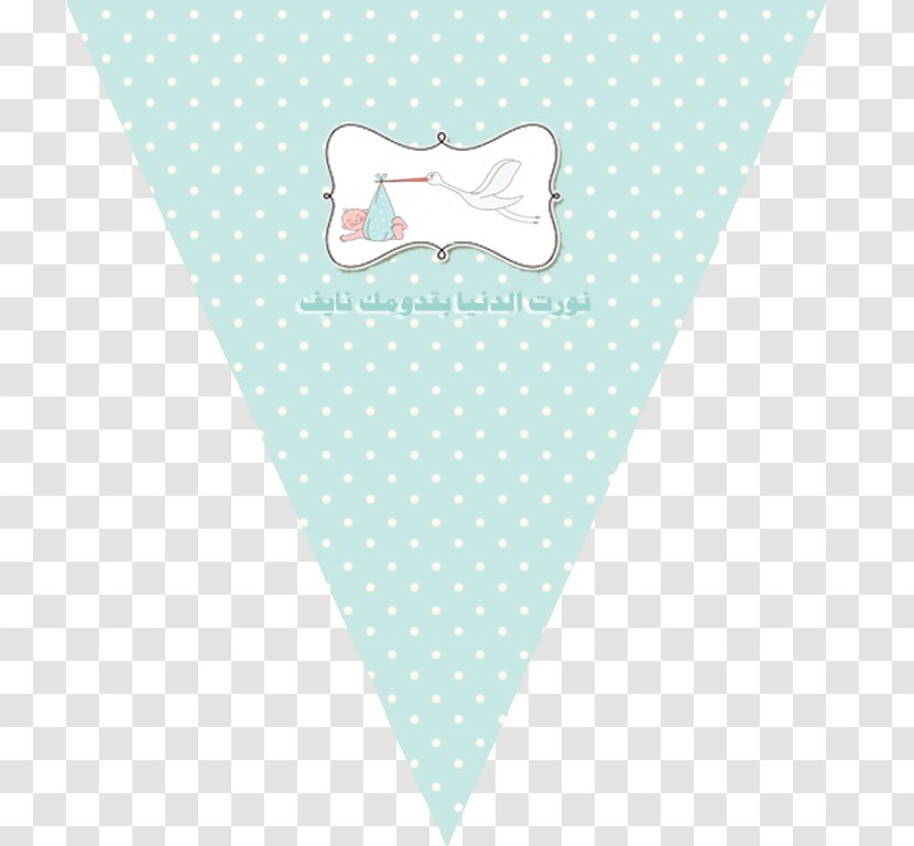 Polka Dot Turquoise - Heart - Paper Birthday Transparent PNG