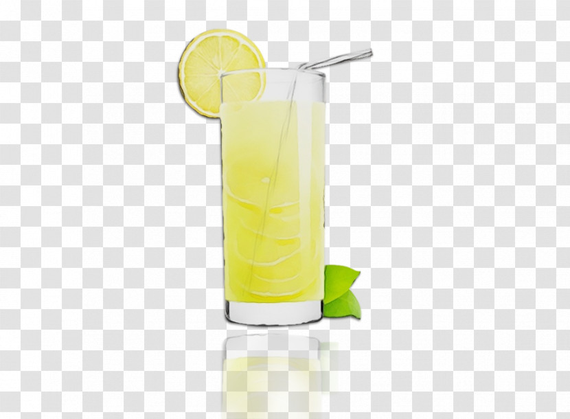 Harvey Wallbanger Non-alcoholic Drink Lemonade Lemon-lime Drink Cocktail Garnish Transparent PNG