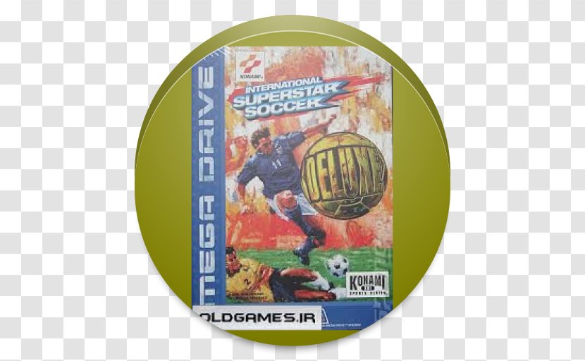 International Superstar Soccer Deluxe Pro 98 Super Nintendo Entertainment System Sega Genesis Video Games - Label Transparent PNG