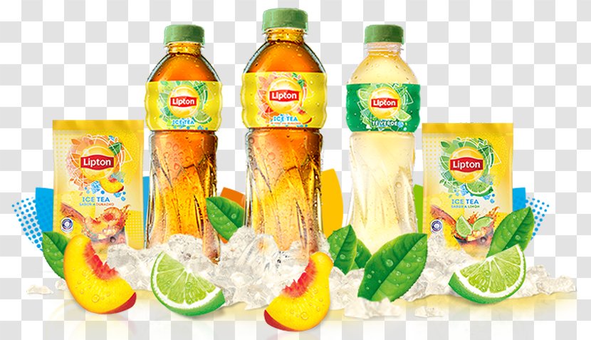 Orange Drink Iced Tea Lipton Ice - Fruchtsaft - Green Transparent PNG