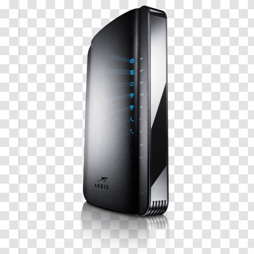 Cable Modem Wireless Gateway DOCSIS Arris International - Computer Case Transparent PNG