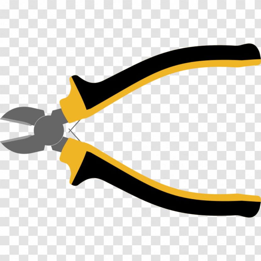 Diagonal Pliers Cutting Clip Art - Tool - Plier Transparent PNG