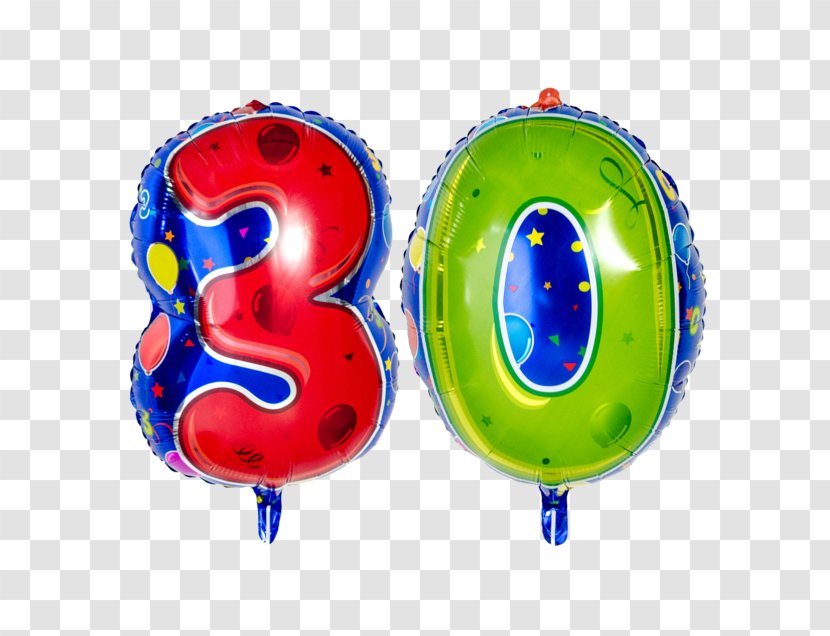 Toy Balloon Gift Birthday Mail - Numbers Transparent PNG