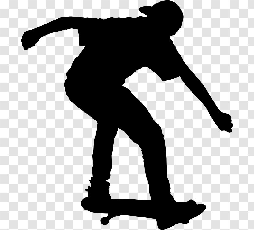 Skateboarding Trick Silhouette Sport - Clipart Transparent PNG