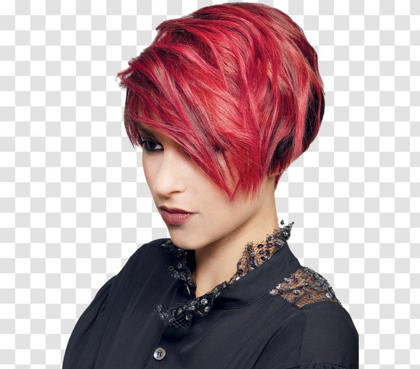 Red Hair Coloring Hairdresser Artificial Integrations Abbiategrasso Transparent PNG
