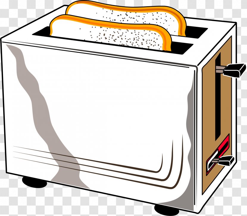 Toaster Clip Art - Kitchen Appliance - Toast Transparent PNG