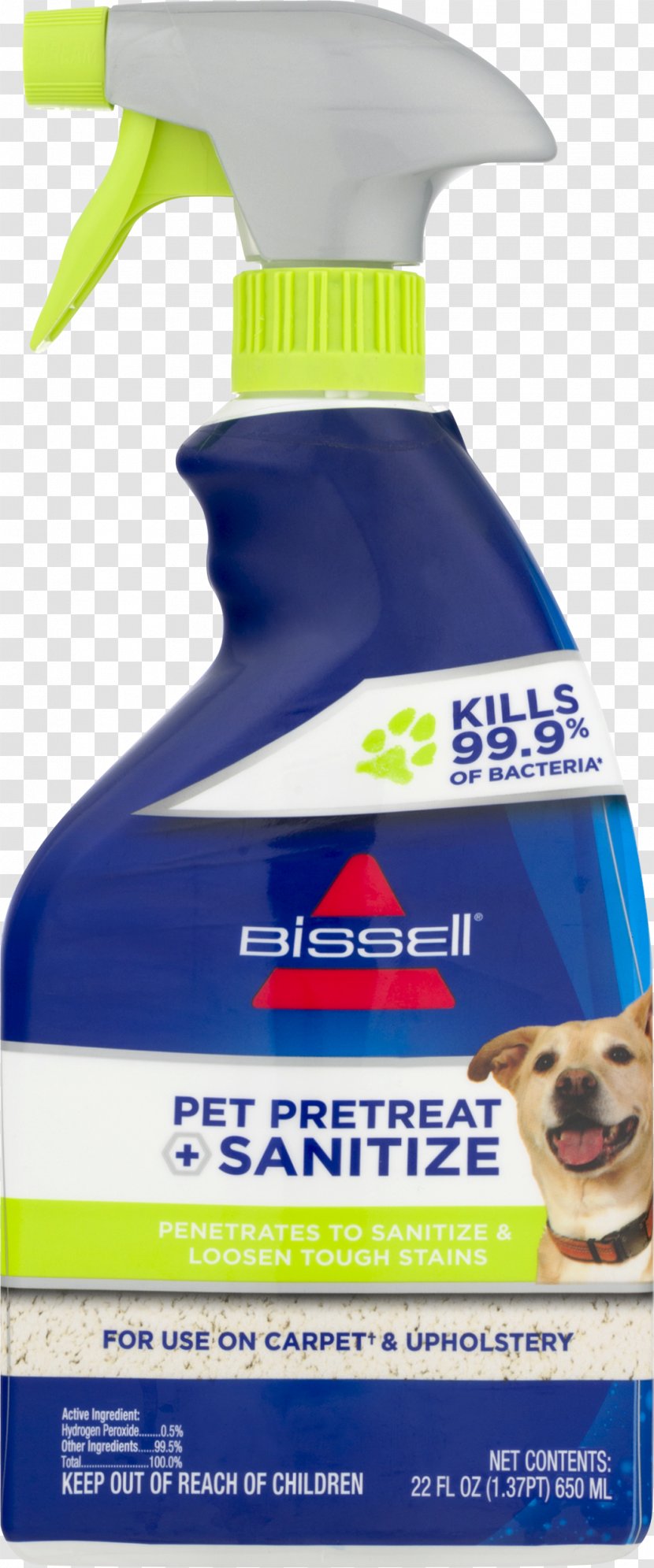 Bissell 2X Pet Stain Odor Portable Machine Product - Liquid Transparent PNG
