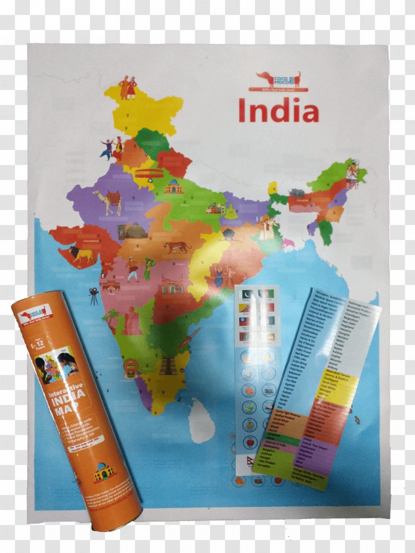India Water Resources Map - Indian People - Kids Transparent PNG