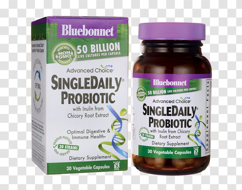 Dietary Supplement Probiotic Lactobacillus Acidophilus Bacteria Colony-forming Unit - Digestion - Bluebonnet Transparent PNG