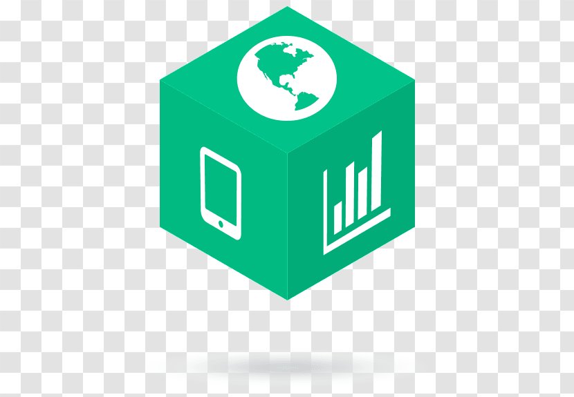 Logo Brand Product Design Green World - Cube Effect Transparent PNG