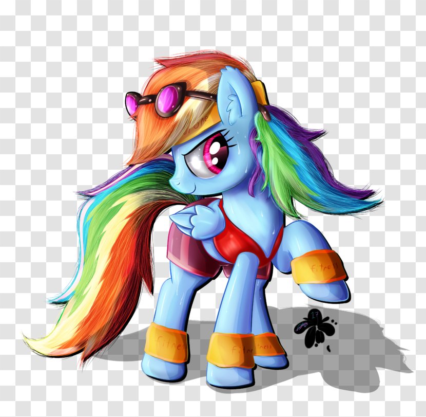 Pony Rainbow Dash Horse Applejack Equestria Daily - Cartoon Transparent PNG