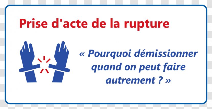 Employment Contract Rupture Conventionnelle Du Contrat De Travail Démission En Droit Français Salary - Labor Transparent PNG