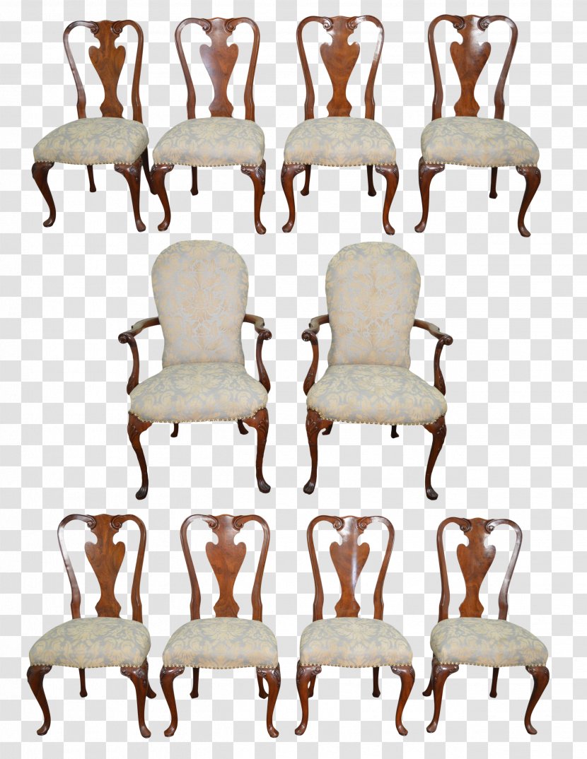 Chair Table Queen Anne Style Furniture Upholstery - Seat - Civilized Dining Transparent PNG