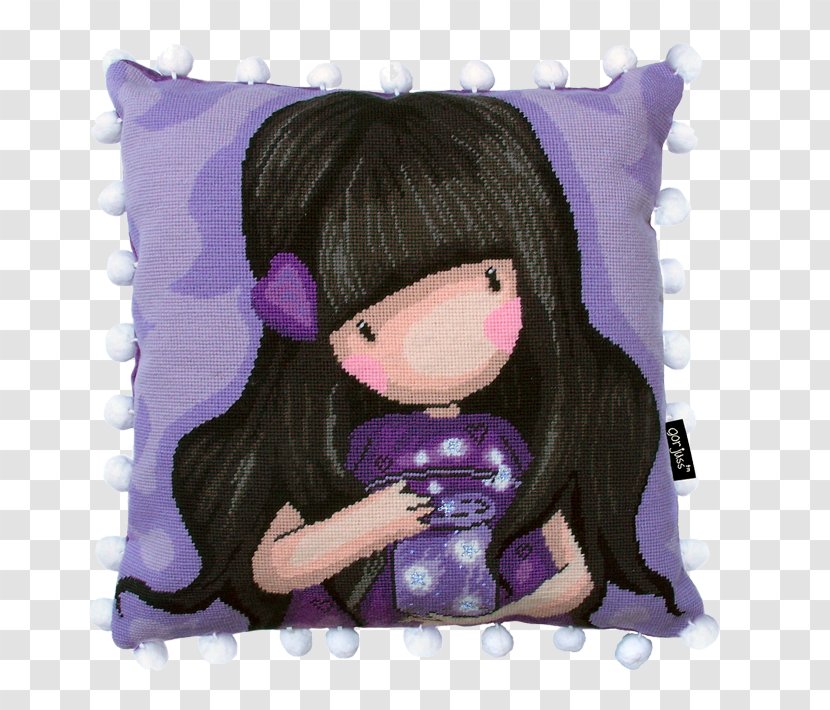 Pillow Tapestry Embroidery Cross-stitch Cushion - Textile Transparent PNG