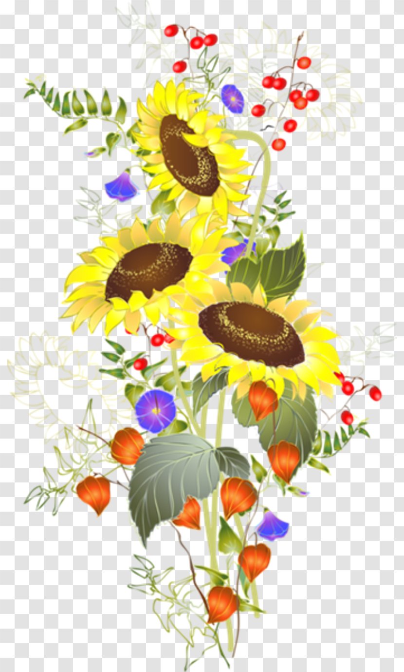 Floral Design Common Sunflower Cut Flowers Image - Flower Transparent PNG