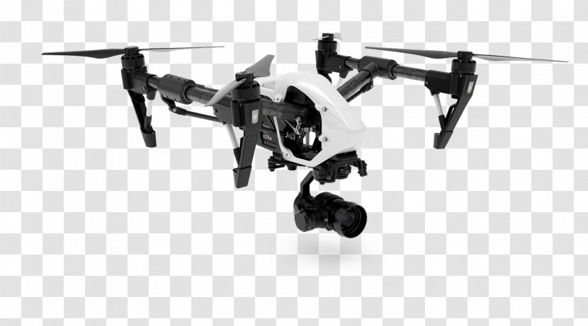 Mavic Pro Aerial Exposure Unmanned Vehicle Quadcopter DJI - Black And White - Camera Transparent PNG