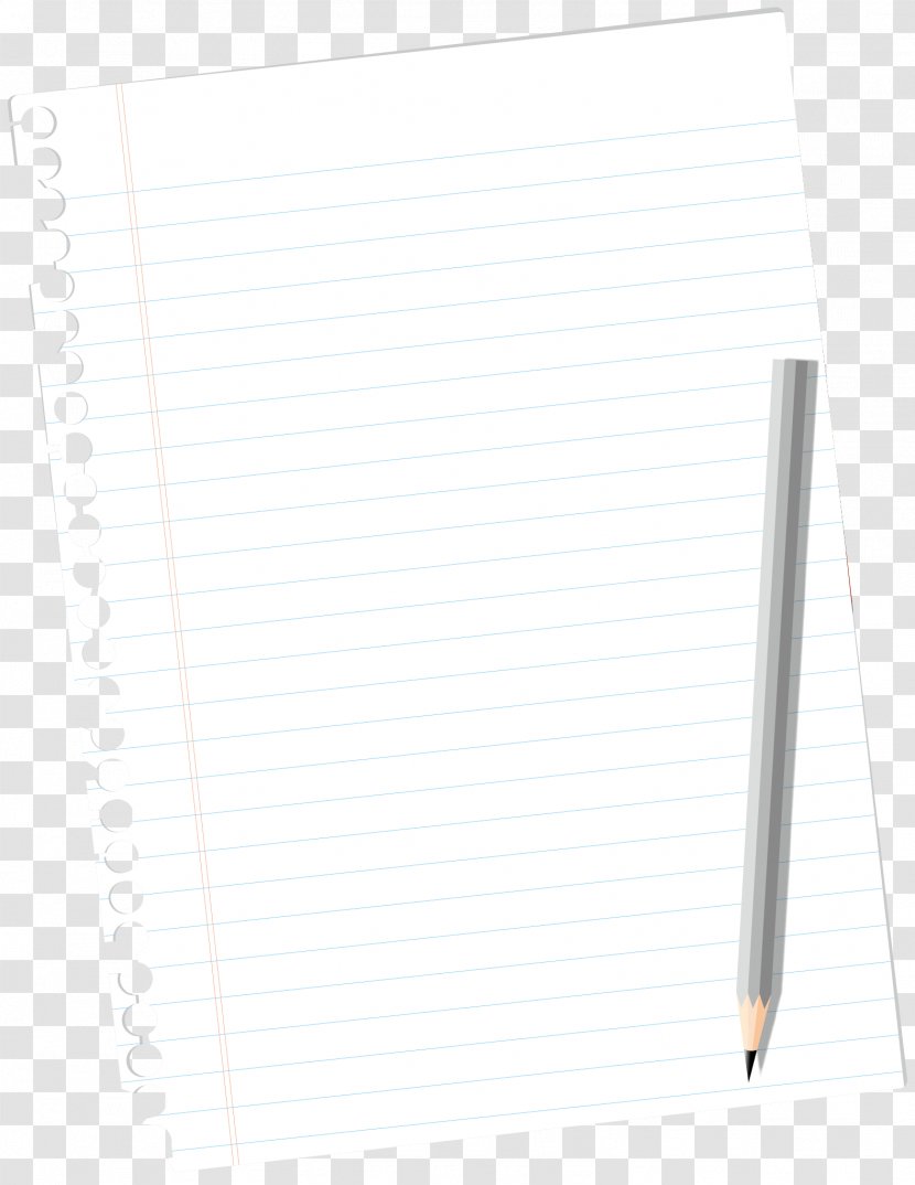 Paper Notebook Font - Text - And Pencil Cartoon Transparent PNG