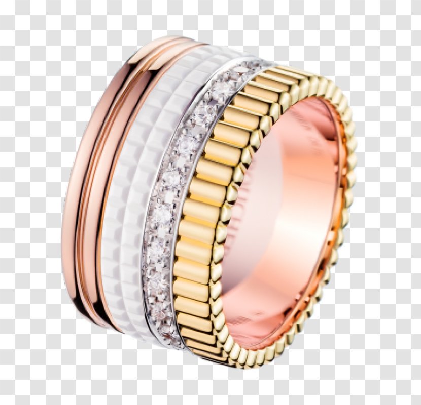Boucheron Wedding Ring Jewellery Gold - Silver Transparent PNG