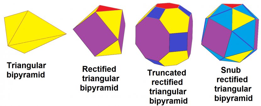 Triangular Bipyramid Polyhedron Triangle Trigonal Bipyramidal Molecular Geometry - Logo Transparent PNG
