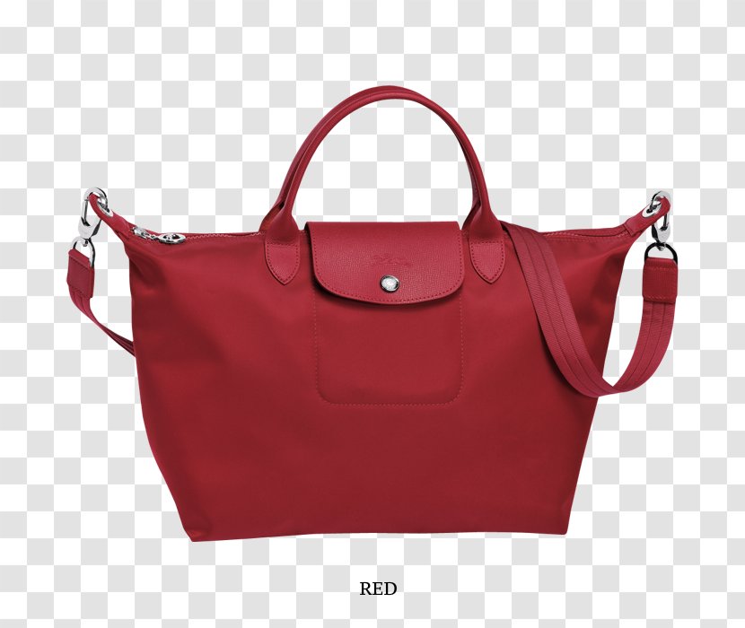 Longchamp Pliage Handbag Tote Bag - Strap Transparent PNG
