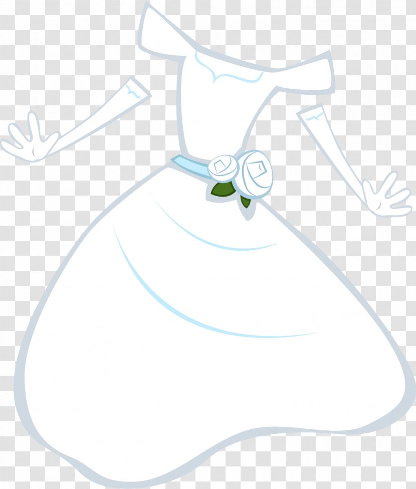 White Drawing Image Design - Skirt Transparent PNG