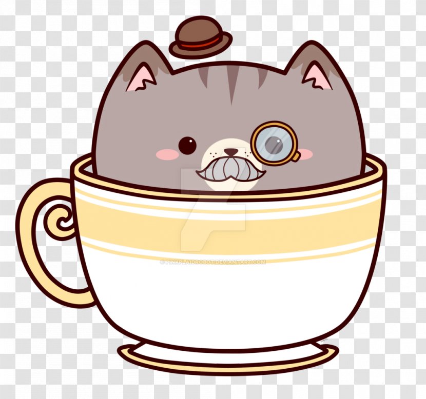 Earl Grey Tea Whiskers Cat - Cup Transparent PNG