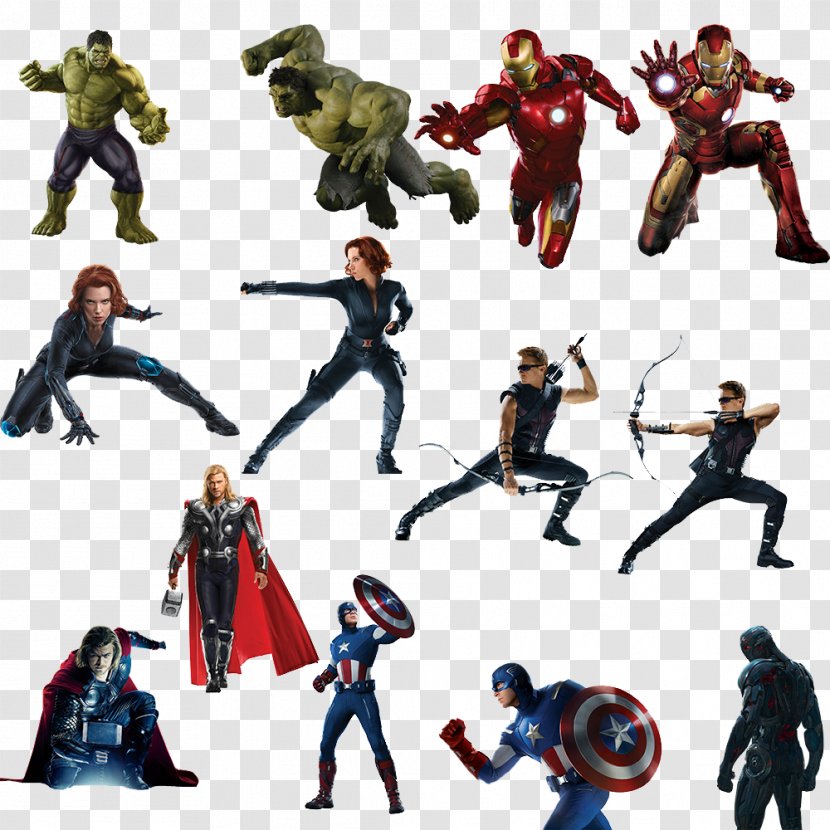 Thor Clint Barton Captain America Iron Man Superhero - Poster - Raytheon Deductible Element Transparent PNG