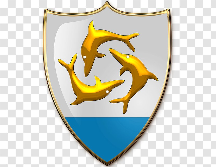 Coat Of Arms Anguilla Windward Islands Flag - Marine Mammal - Lion Transparent PNG