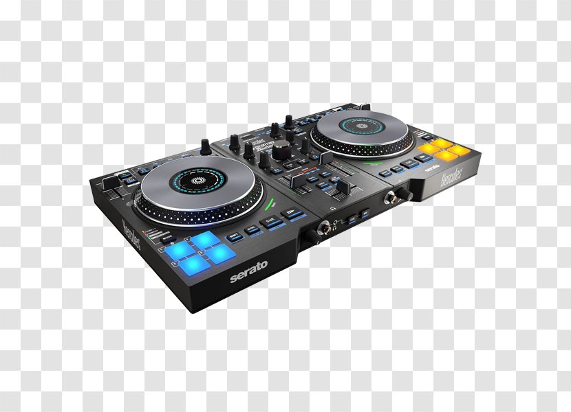 DJ Controller Hercules Control Jogvision Disc Jockey Mixer - Dj - Audio Transparent PNG