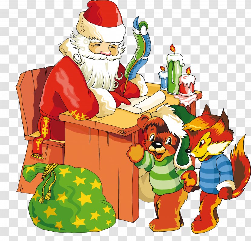 Santa Claus Ded Moroz Snegurochka Christmas Mrs. - Fictional Character Transparent PNG