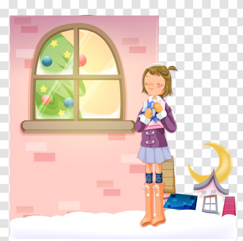 Christmas Clip Art - Toddler - Gift Transparent PNG