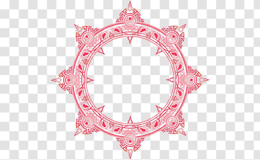 Star Of David Symbol Heptagram Octagon - Number - Red Atmospheric Circle Irregular Pattern Transparent PNG