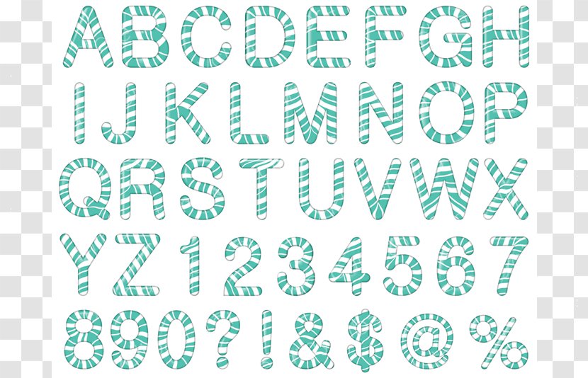 Graphic Design Typeface Letter Font - English Alphabet - CANDY Pattern Transparent PNG