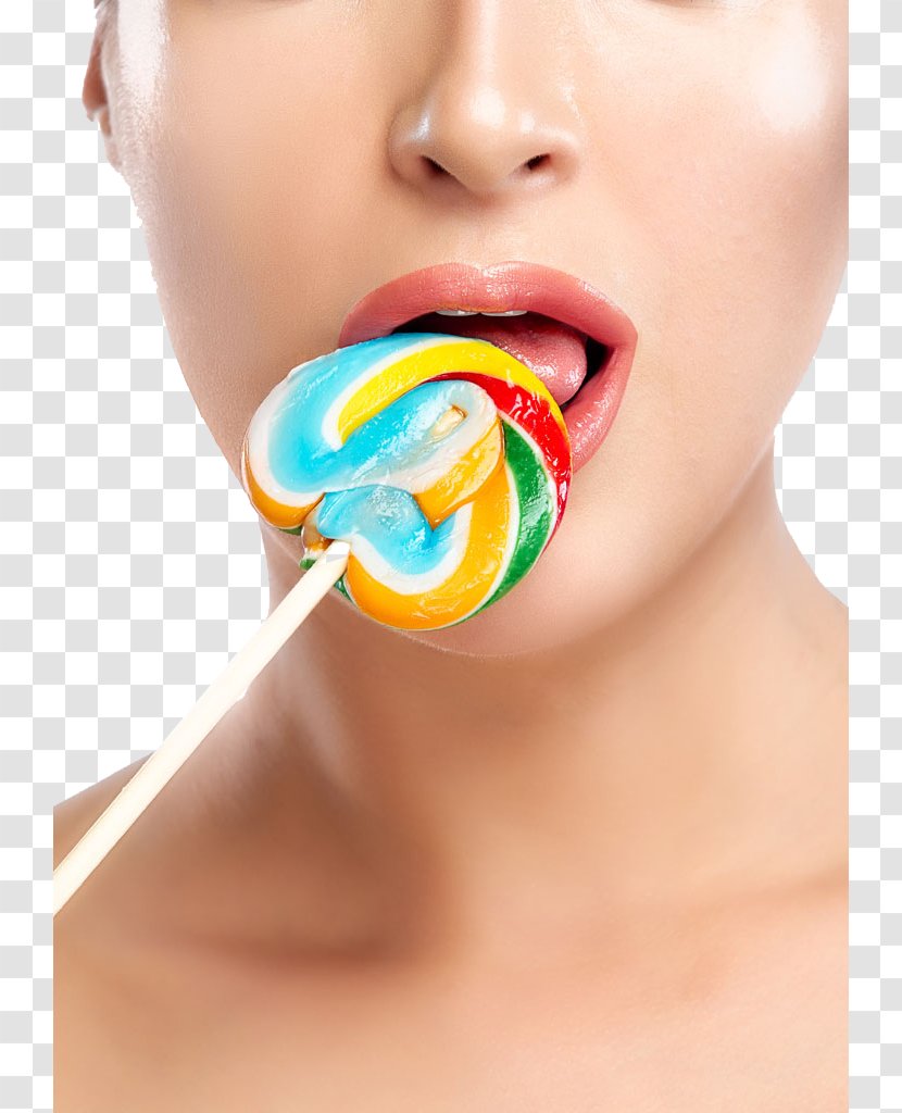 Lollipop Stick Candy Sweetness Eating - Photography - Beauty And Transparent PNG