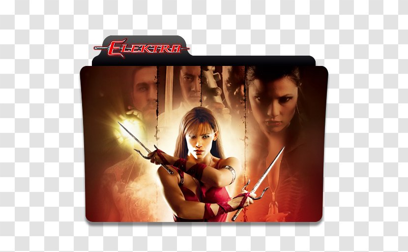 Elektra Daredevil Jennifer Garner Bullseye Stick - Superhero Movie Transparent PNG
