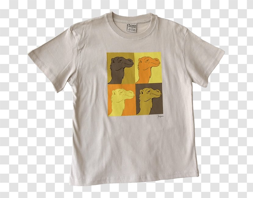 T-shirt Sleeve Child Camel - Active Shirt Transparent PNG