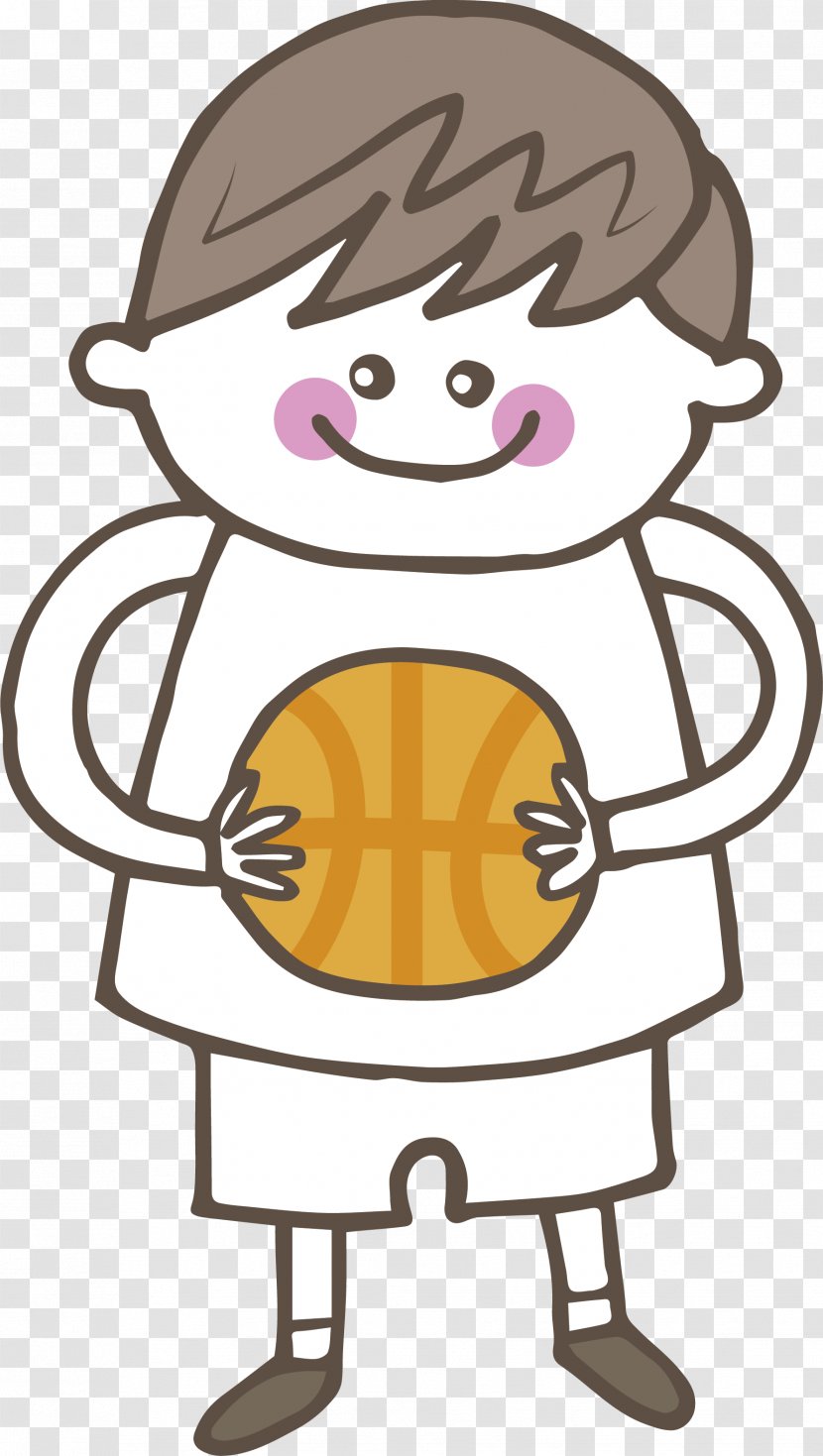 Basketball Clip Art - Text - Boy Playing Transparent PNG